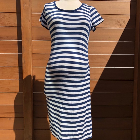 target striped maternity dress